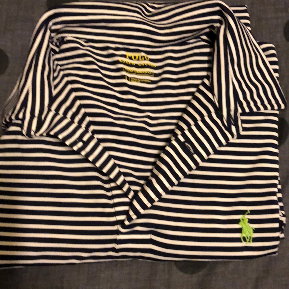 Polo Shirt blue and white stripe